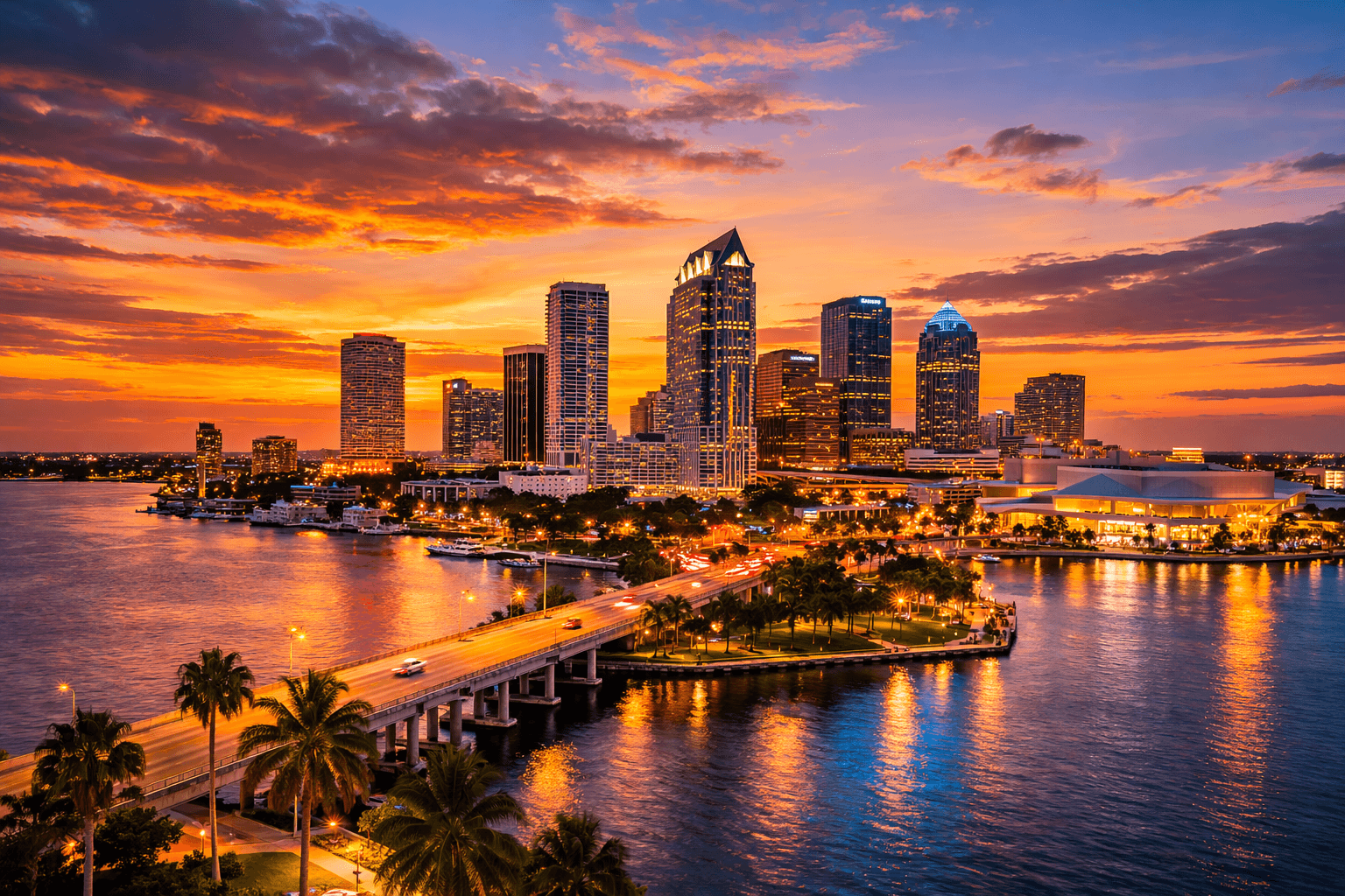 Map-style Tampa Bay roofing service coverage for surrounding cities